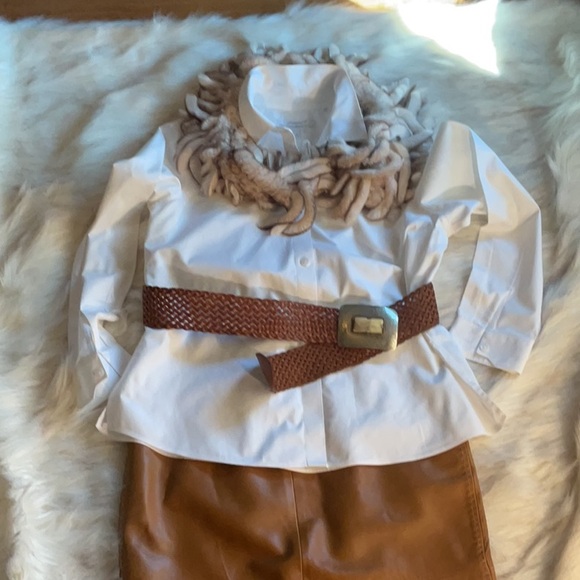 Diana Rosh Rabbit Fur Scarf - Picture 7 of 7